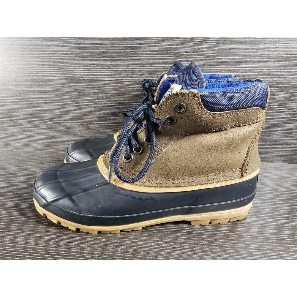 Vintage Women's Duck Boots Bay Area Traders Huntress Steel Shanks Size 9M Blue